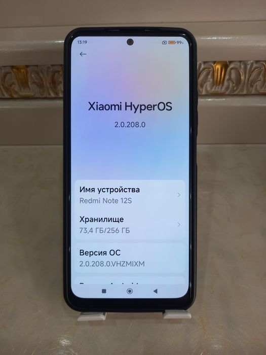 Redmi note 12s 8/256 qora