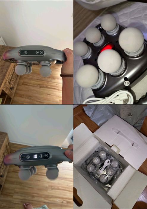 Aparat pentru masaj profesional, culoare gri