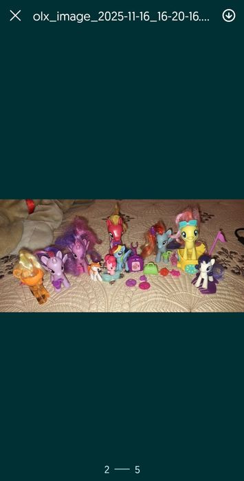 My little pony figurine 10 buc cu accesorii