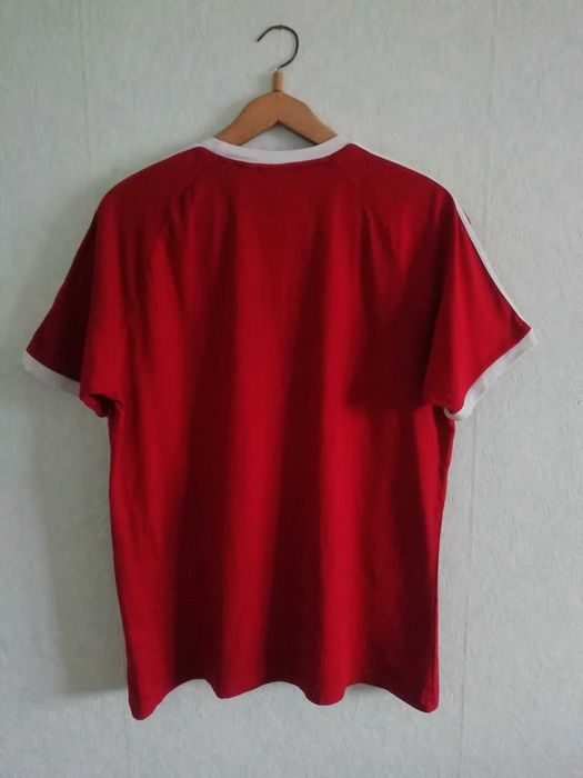 Adidas Originals 3 Stripes California Red XL оригинална тениска памук