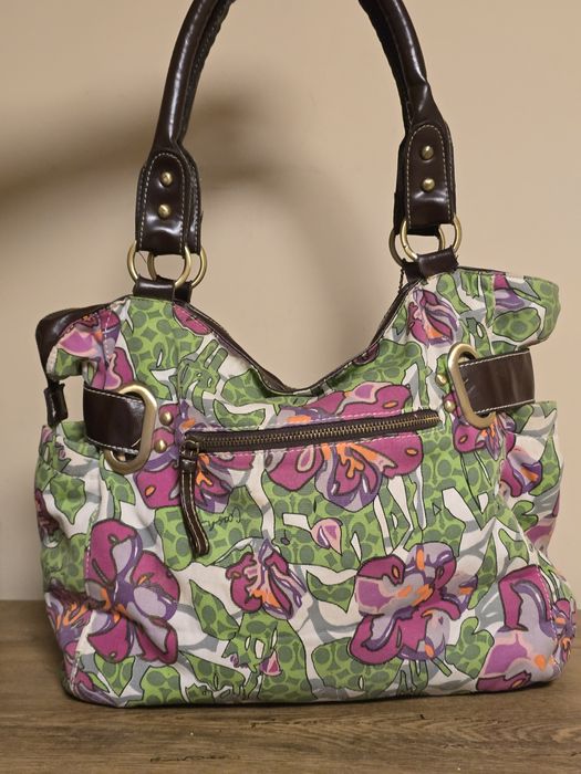 Coach дамска многоцветни чанта