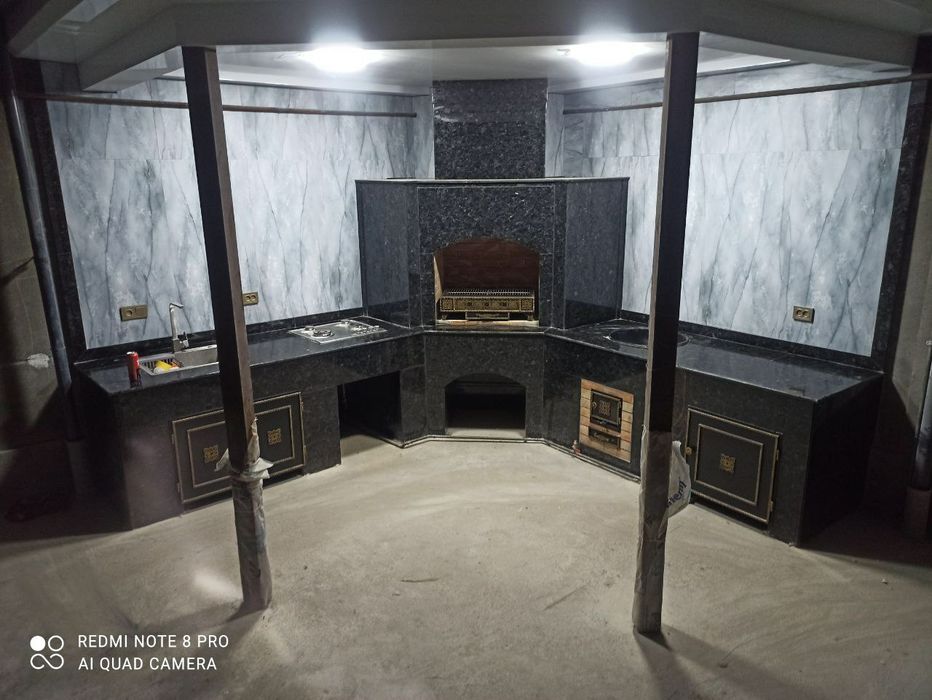 БАРБЕКЮ. Строительство Летние кухни. Облицовка. Очаги.