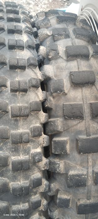 Мотошины б/у перед21 зад18