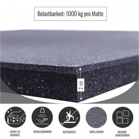 Covoraș de protecție a podelei din cauciuc 100x100cm