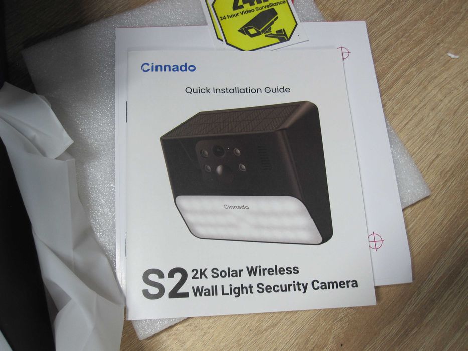 Cameră de Securitate Externe Cinnado cu Rezoluție2K-WiFi (pachet de 2)