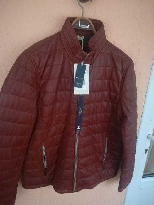 Geaca noua piele Trapper mărimea 50
