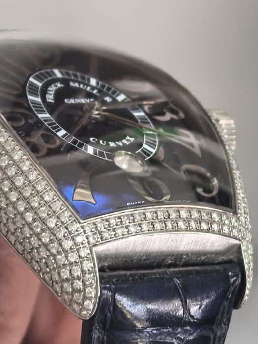 Franck Muller Curvex Blue Concept Diamond Case
