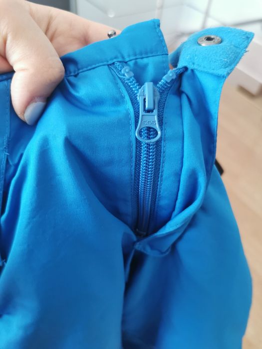 Pantaloni / salopetă cu bretele de iarnă și de schi băieți, 110-116