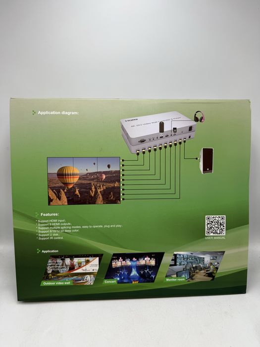 HDMI 4K 3x3 Video Wall Controller & Player sigilat