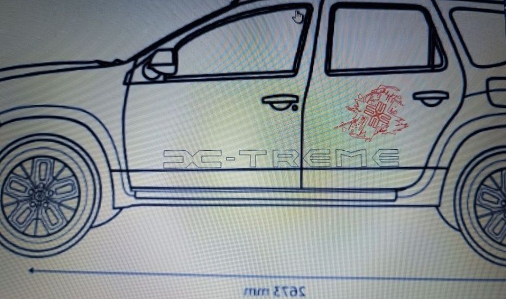 Set stickere Dacia Duster X-treme/Adventure