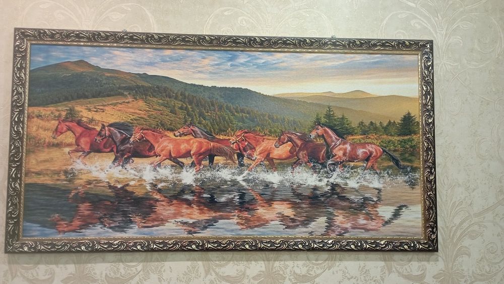 Продам большую и красивую картину на холсте , новая , 63/122 за 10.00 ...