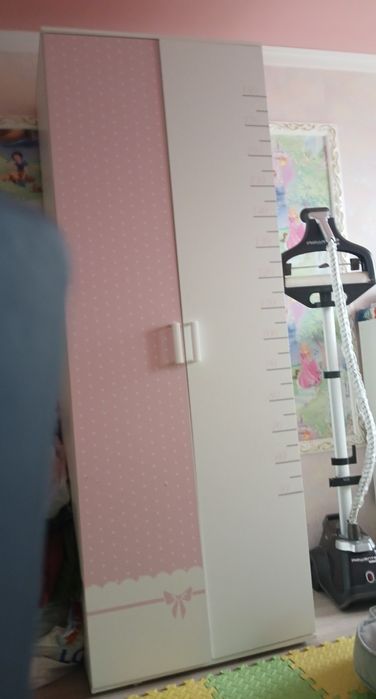 Детский шкаф белый