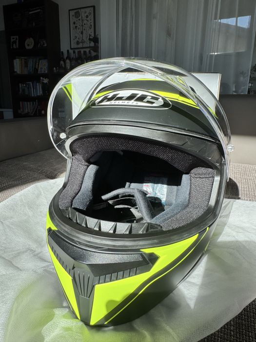 Casca moto HCJ Ellie C10 / hi-viz / marime S