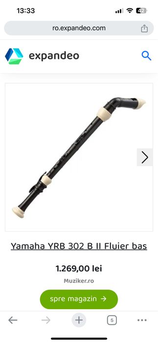 Yanaha Bass YRB-302 B II