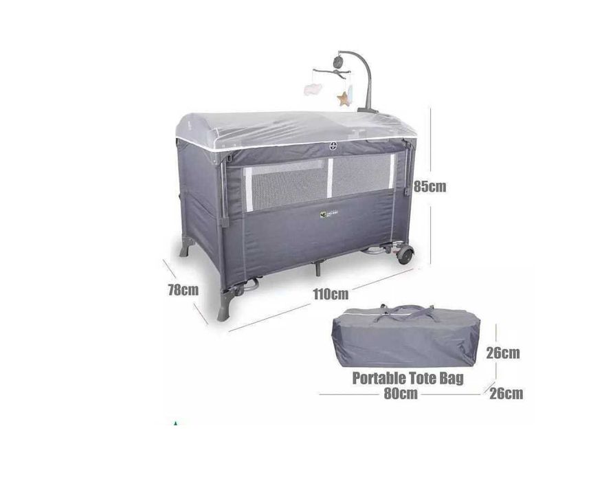 Манеж-кровать-3 в 1 м Многофункциональная детская.  Доставка бесплатно