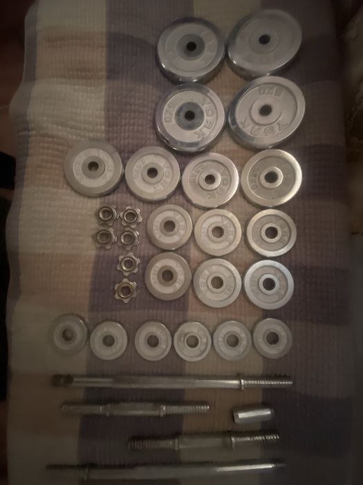 Продам набор гантели штанга