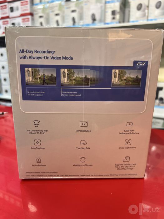Ezviz quyosh paneLLi 4G va wifi
