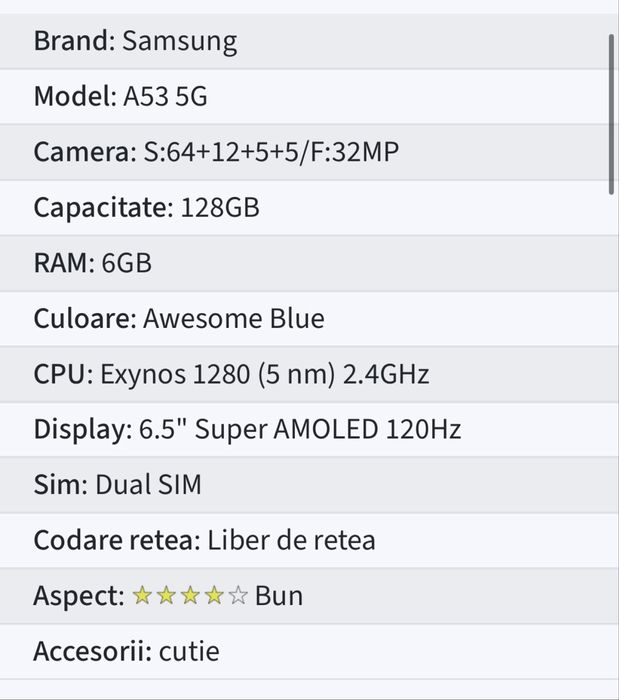 Samsung A53 5G -DualSim