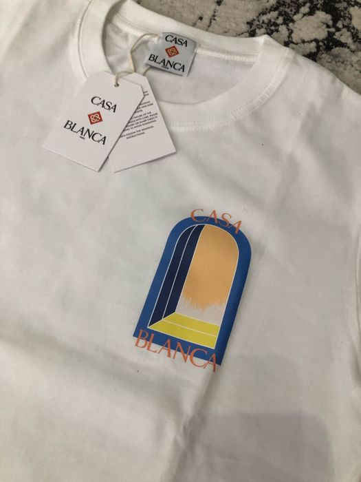Tricou CasaBlanca Alb Marimea M