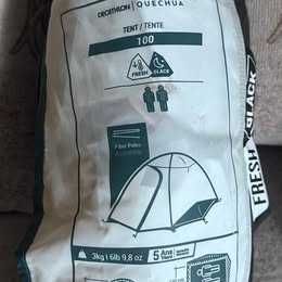 Cort Quechua Tent 100 Fresh & Black – 2 persoane – complet