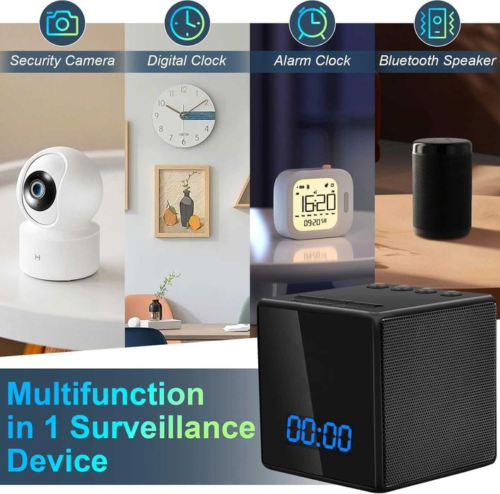 Часовник туя смарт 4-в-1 в Дигитален Часовник, Bluetooth Тонколона