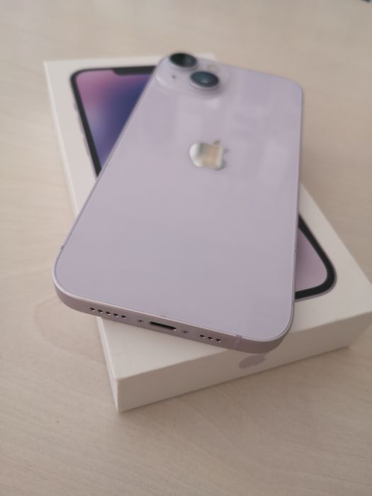 Iphone 14 Purple-256gb/100 %Battery health