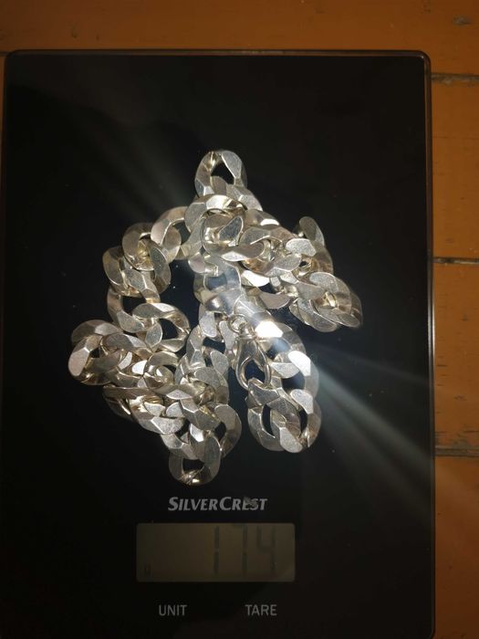 Масивен сребърен ланец