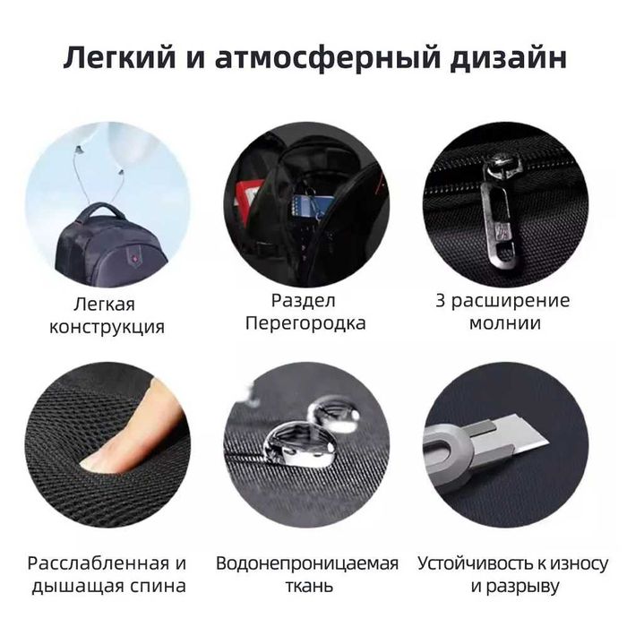 Рюкзак для ноутбука 15,6"- 16,1" HP X231-M Black