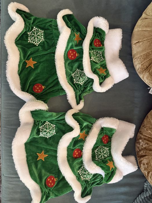 Комплект дрехи за куче Коледни