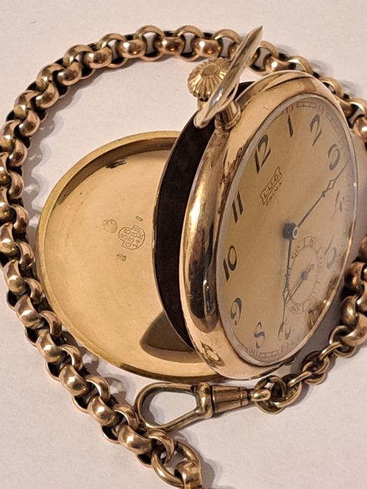 Ceas de Aur 14 Louis Ulysse Chopard de buzunar L.U.C.