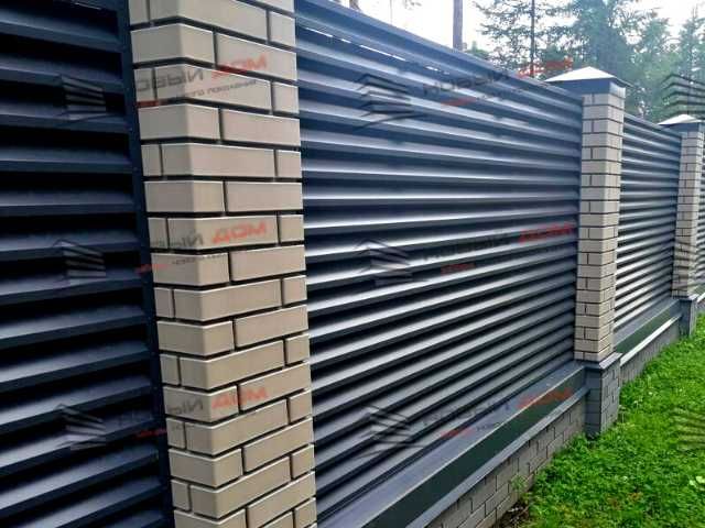 Забор жалюзи еврозабор