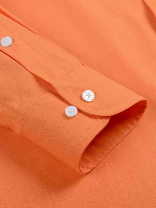 Оранжева мъжка риза. Размер: М.