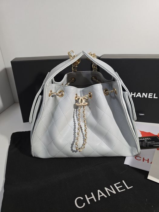 Налична чанта Chanel Hobo 25S синя
