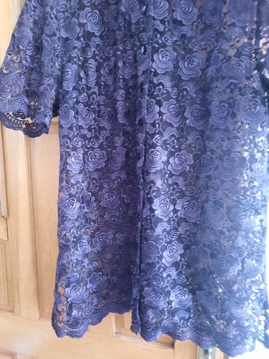 Elegant blazer din dantela groasa marime 48