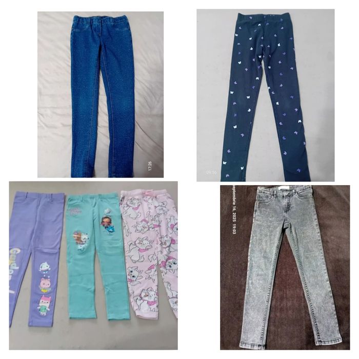 Lot pantaloni 134 fetita