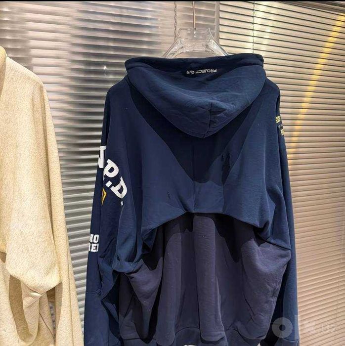 Зип-Худи NAVY&ARMY Reconstructed Folded