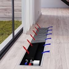 VERANO Внутрипольный  Конвектор  из Польши., без вентилятора ,7.5/25/1