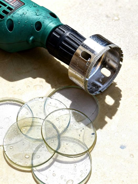 Set 10 carote diamantate pentru gaurit gresie faianta sticla 6-68mm