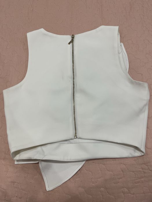 Junona къс бял топ