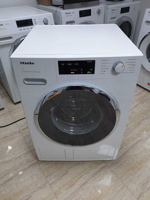 UK Miele 1600rpm 9кг Wi-Fi TwinDos Пералня Миеле 12м Гаранция