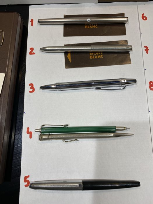 Instrumente scris Montblanc pix 4 culori ,Cross,,  Faber