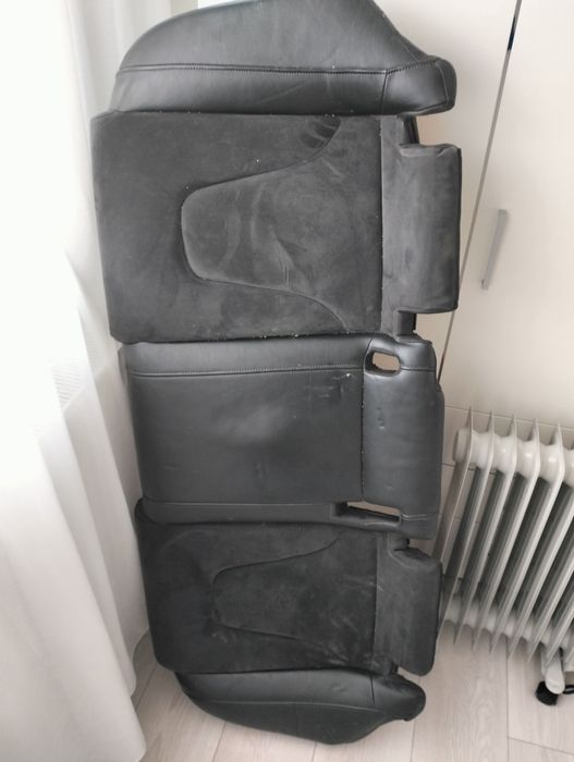 Bancheta spate alcantara sistem prindere isofix Audi A4 B8 B8,5
