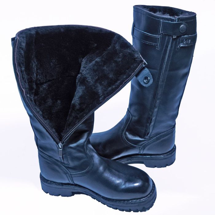 Сапоги Пилоты зимние черные