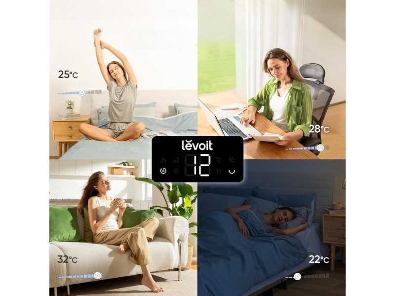 Безшумен Колонен Вентилатор Levoit LTF-F362-WEU, 20 dB