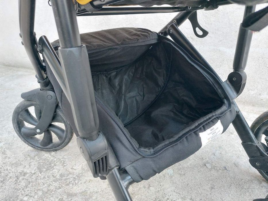 Бебешка количка 2 в 1 TUTIS VIVA LIFE, ЖЪЛТА