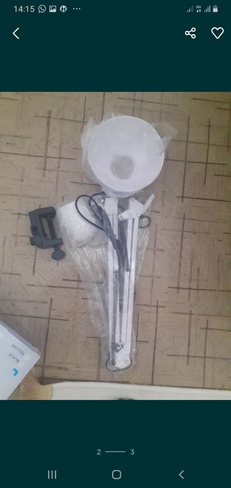 Лампа настольная, светильник, новые