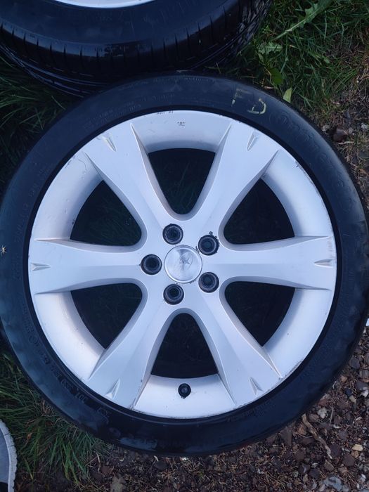 Jante 17 5x100, roti continental 215/45/17 Subaru Legacy