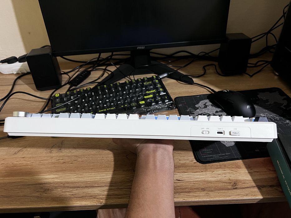 Aula F108 Pro Premium sifatdagi Kompyuter Klaviaturasi, Original.