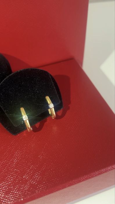 Серьги с брилиантами 750 пробы