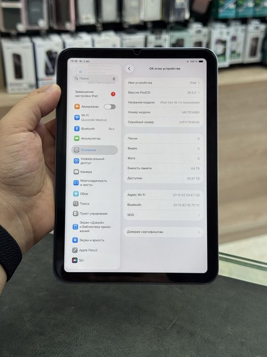 iPad 6 Mini 64GB 88% WiFi